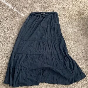 Haute Society Black High-Low Skirt